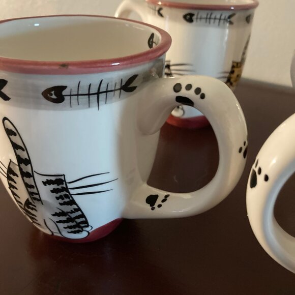 Coffee Cups Frisky & Friends by Cheri Lane Set of (6) - Picture 3 of 5